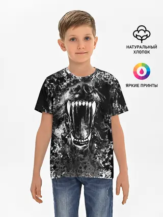 Детская базовая футболка / Волчья пасть