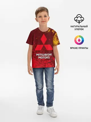 Детская базовая футболка / MITSUBISHI / МИТСУБИСИ