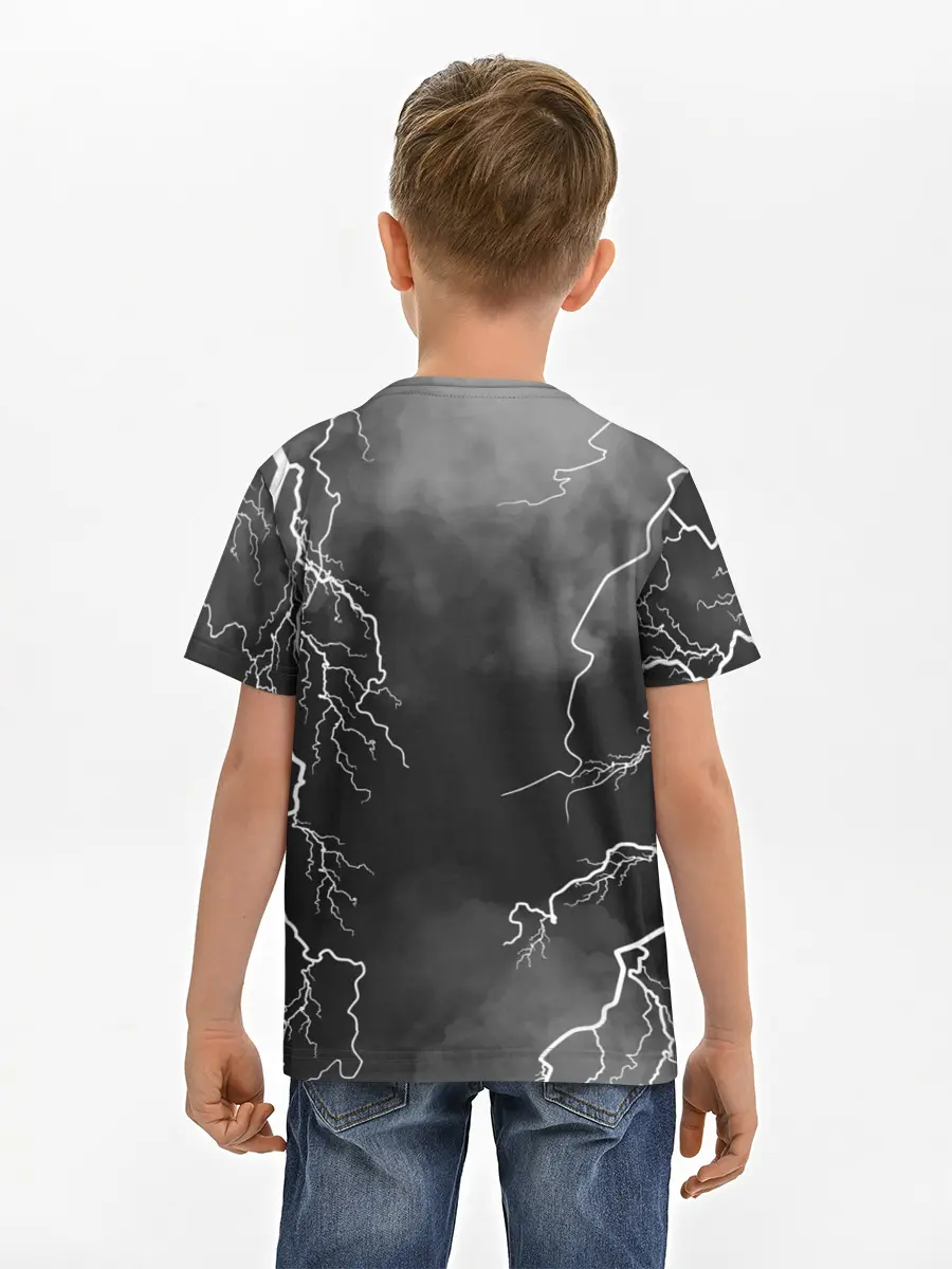 Детская базовая футболка / КОРОЛЬ И ШУТ | МОЛНИЯ