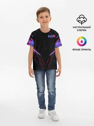 Детская базовая футболка / N7 | Neon Style