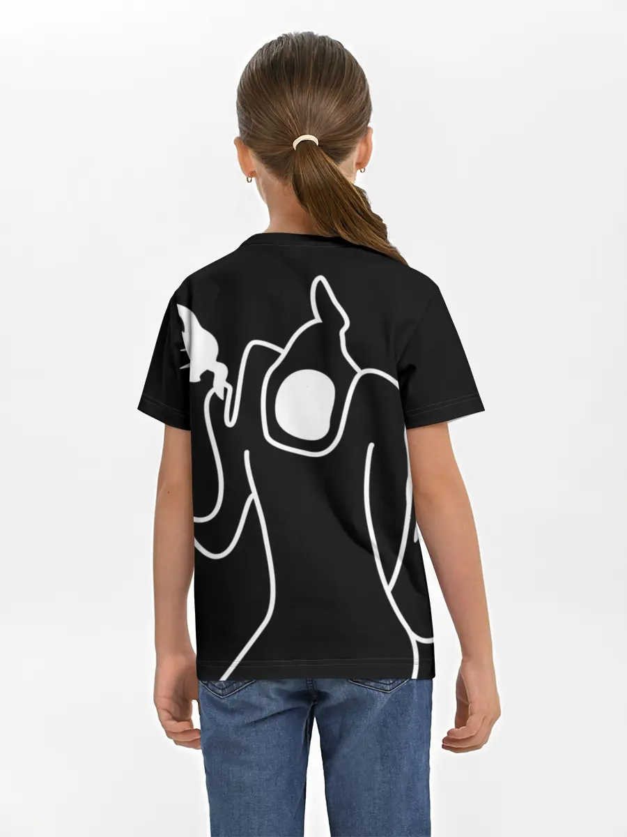 Детская базовая футболка / Haunted Family