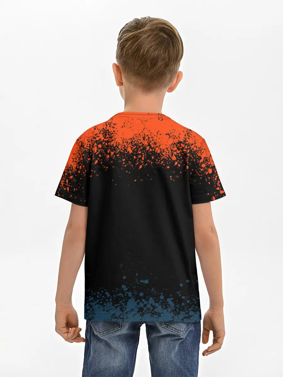 Детская базовая футболка / ПУГАЛО ИЗ ТЫКВЫ | HALLOWEEN