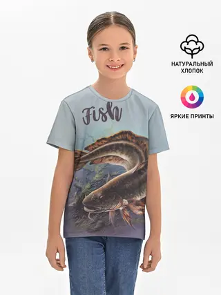 Детская базовая футболка / Fish