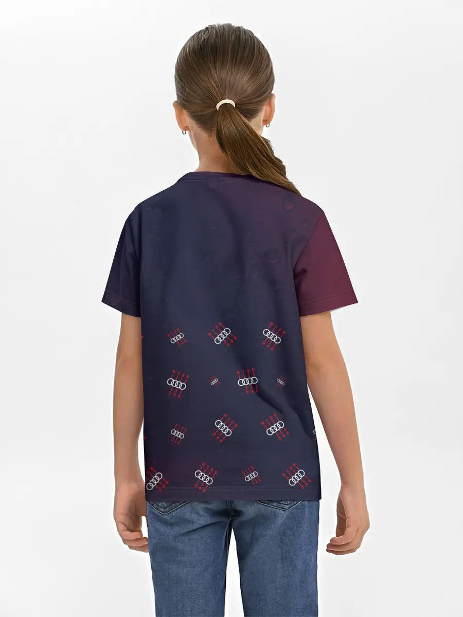 Детская базовая футболка / Audi - Raindrops