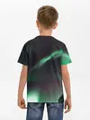 Детская базовая футболка / Северное сияние