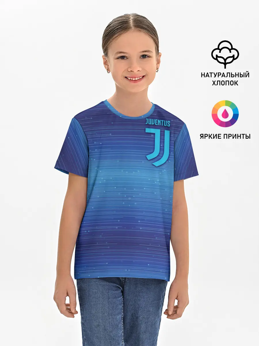 Детская базовая футболка / Juventus new uniform