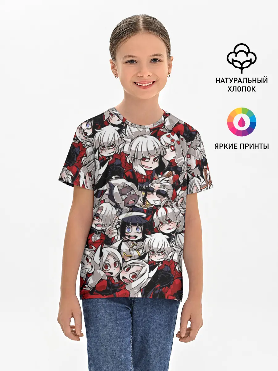 Детская базовая футболка / Helltaker