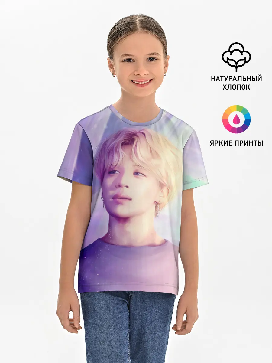 Детская базовая футболка / Kim Seok Jin Art