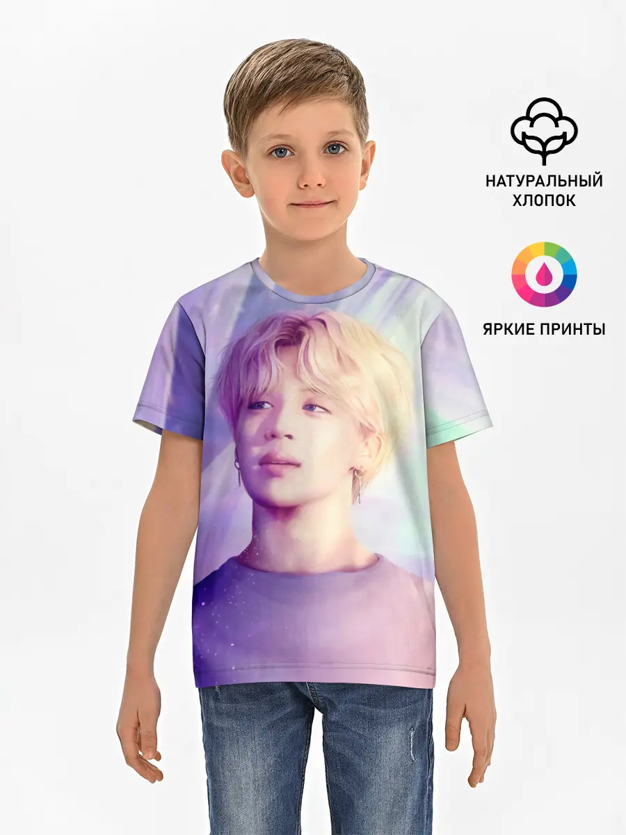 Детская базовая футболка / Kim Seok Jin Art