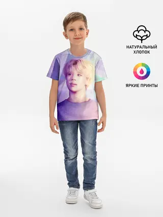 Детская базовая футболка / Kim Seok Jin Art