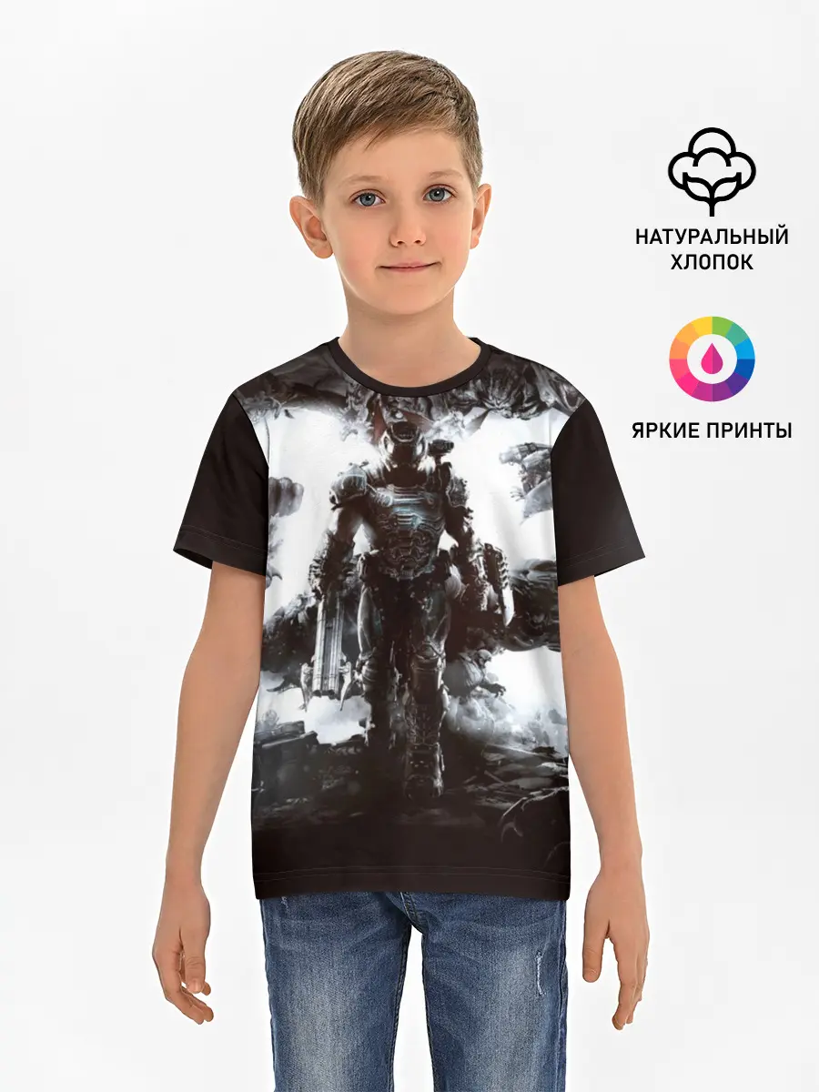 Детская базовая футболка / Doom Eternal