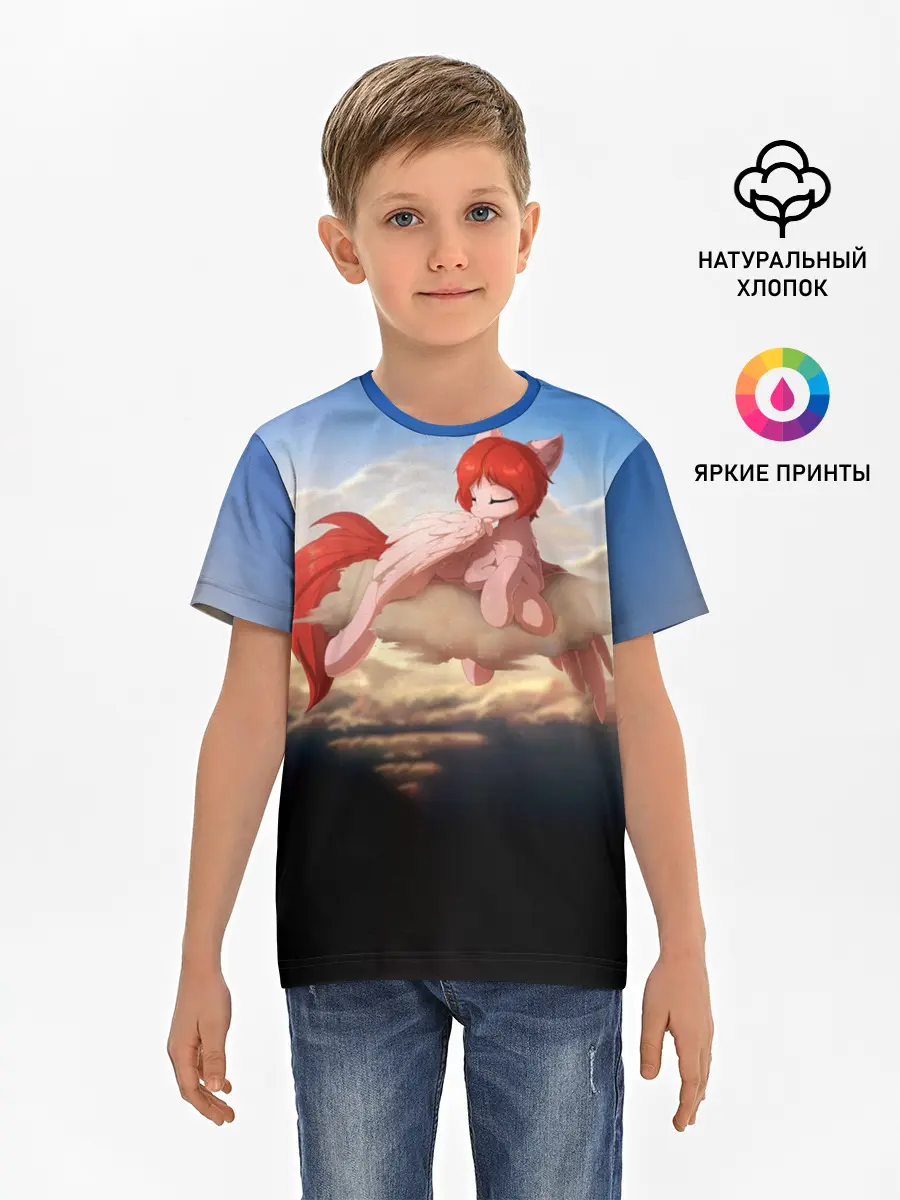 Детская базовая футболка / Red