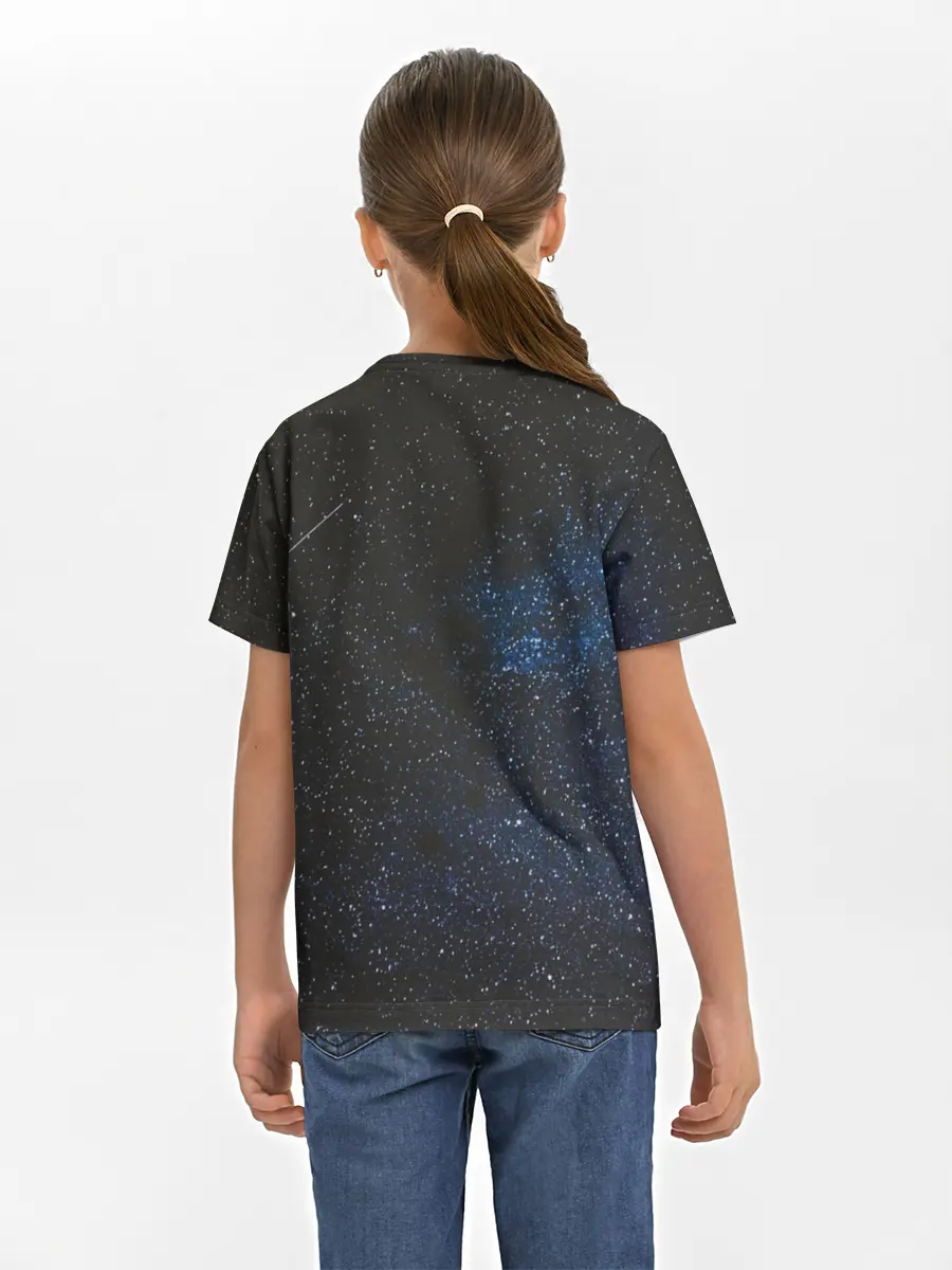 Детская базовая футболка / galaxy BoJack