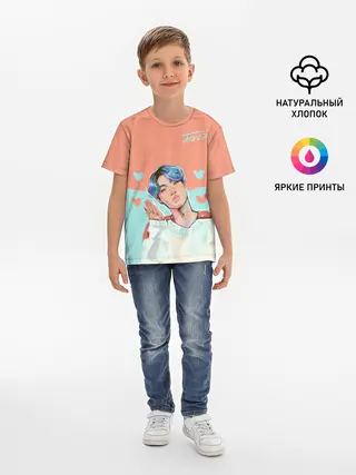 Детская базовая футболка / Ateez