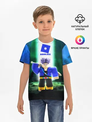Детская базовая футболка / DRAGONBALL | ROBLOX | РОБЛОКС