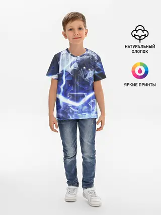 Детская базовая футболка / Клинок рассекающий демонов