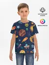 Детская базовая футболка / Космический мир