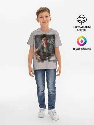 Детская базовая футболка / Элли с гитарой