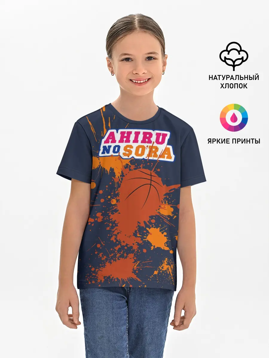 Детская базовая футболка / Ahiru no Sora