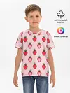 Детская базовая футболка / Клубничное настроение