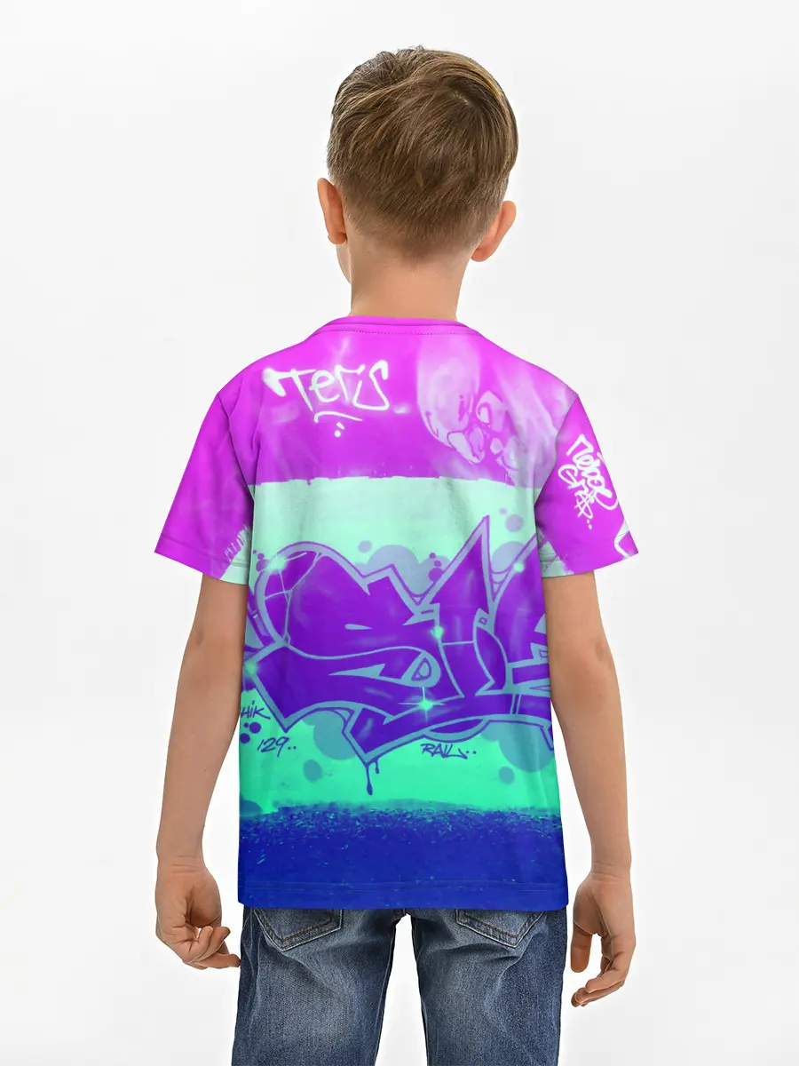 Детская базовая футболка / color neon collection