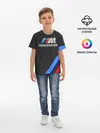 Детская базовая футболка / BMW КАРБОН