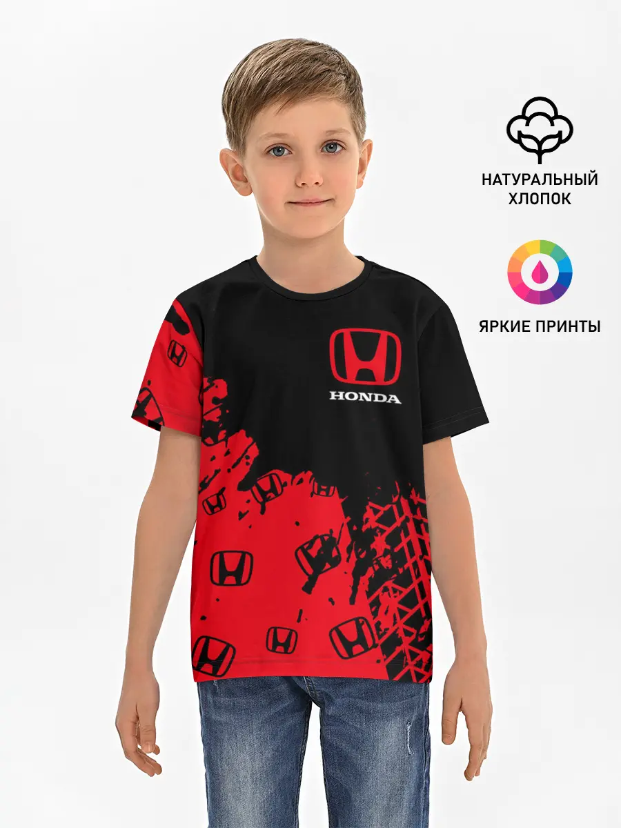 Детская базовая футболка / HONDA / ХОНДА