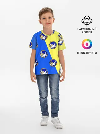 Детская базовая футболка / Sonic - Соник