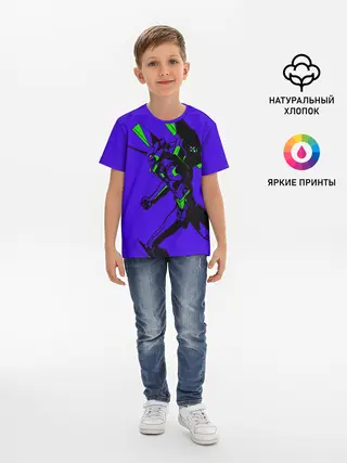 Детская базовая футболка / Евангилион