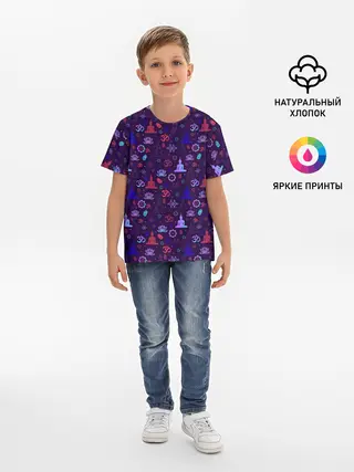 Детская базовая футболка / Медитация