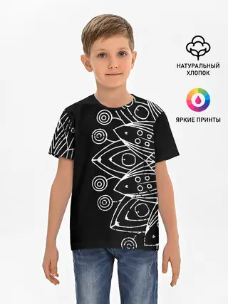 Детская базовая футболка / Mandala