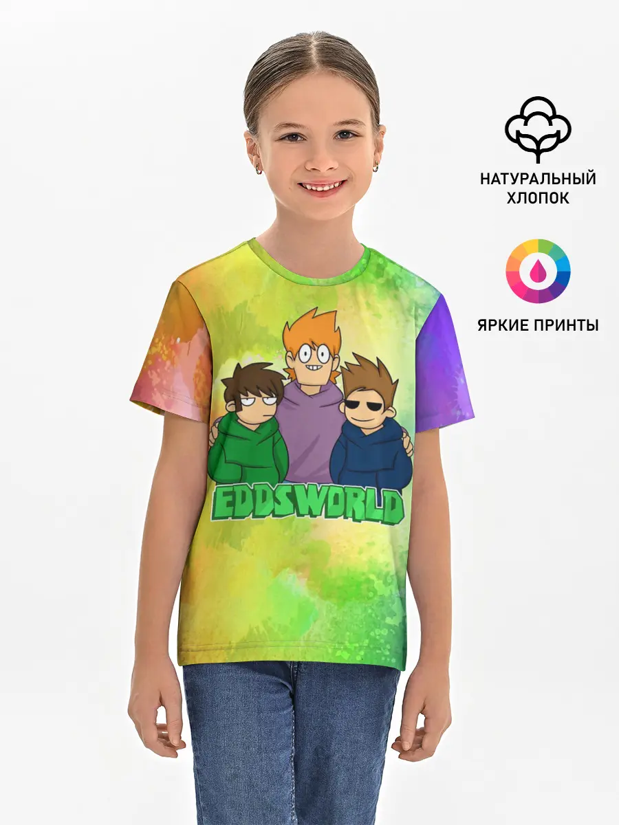 Детская базовая футболка / EDDSWORLD 3