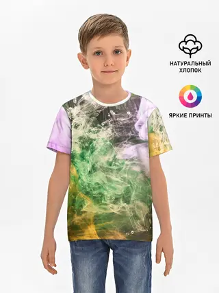 Детская базовая футболка / ДЫМ | SMOKE