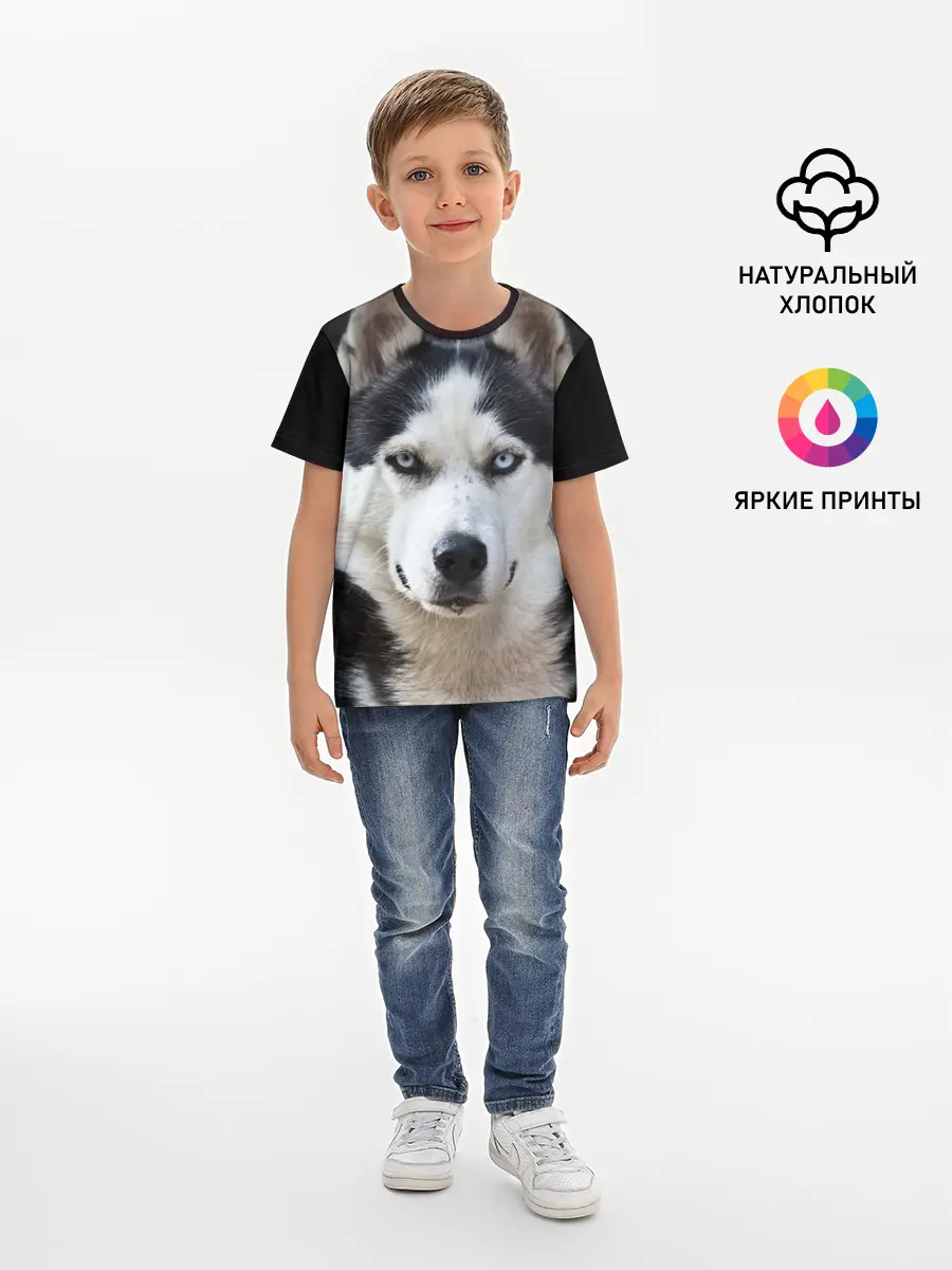 Детская базовая футболка / Хаски