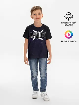 Детская базовая футболка / Metallica