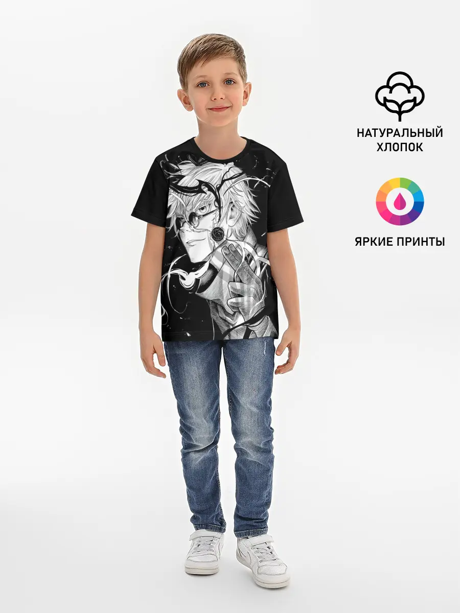 Детская базовая футболка / Магическая Битва Сатору Гото