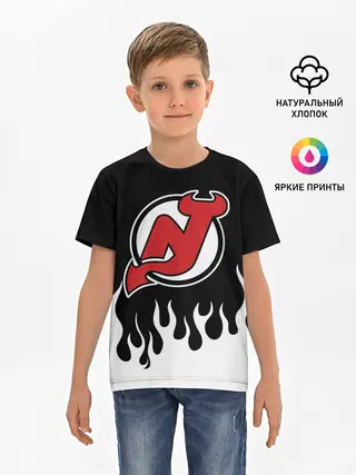 Детская базовая футболка / Нью-Джерси Девилз