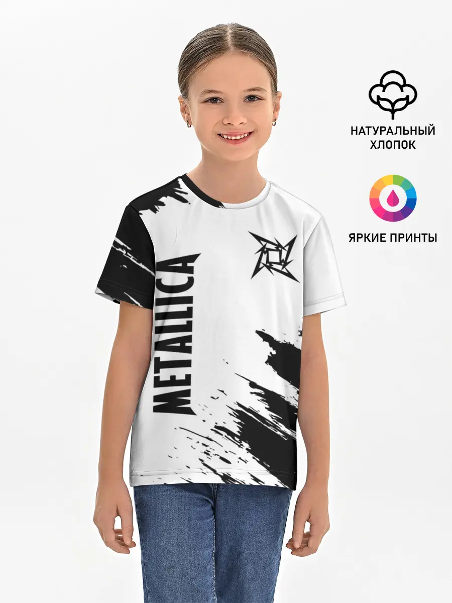 Детская базовая футболка / METALLICA / МЕТАЛЛИКА