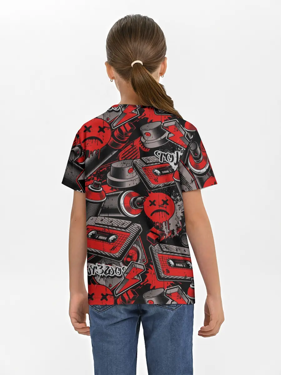 Детская базовая футболка / Hip hop Urban style