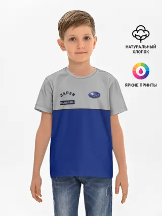 Детская базовая футболка / Subaru