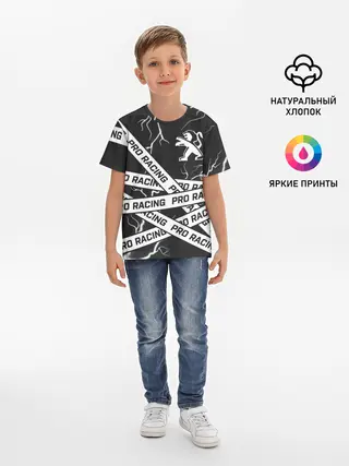 Детская базовая футболка / Peugeot - Racing