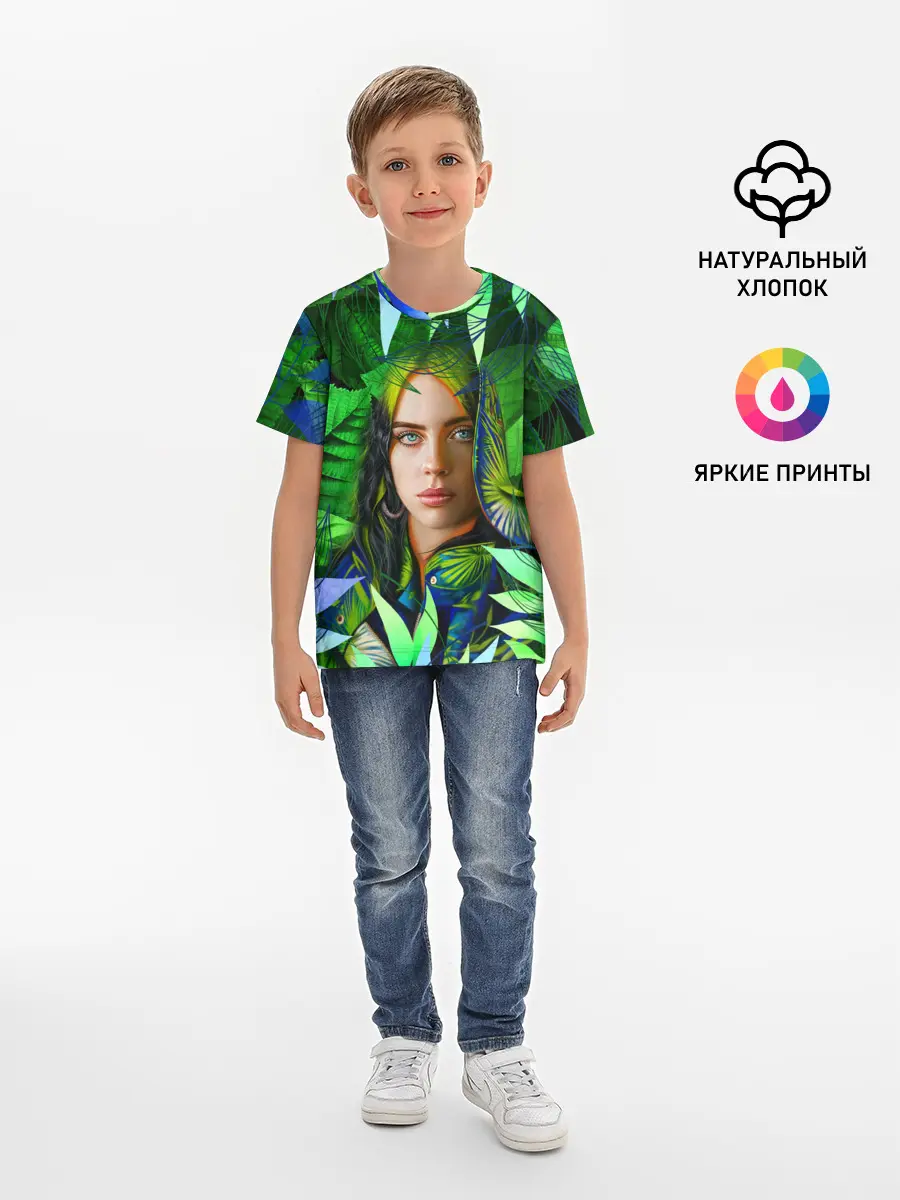 Детская базовая футболка / BILLIE EILISH | БИЛЛИ АЙЛИШ