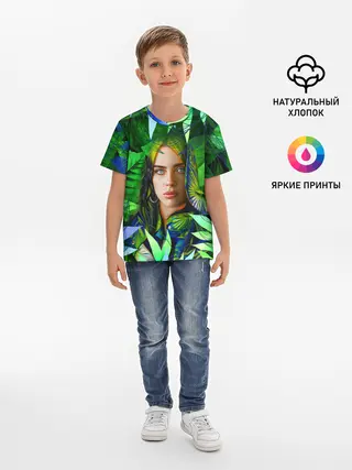 Детская базовая футболка / BILLIE EILISH | БИЛЛИ АЙЛИШ