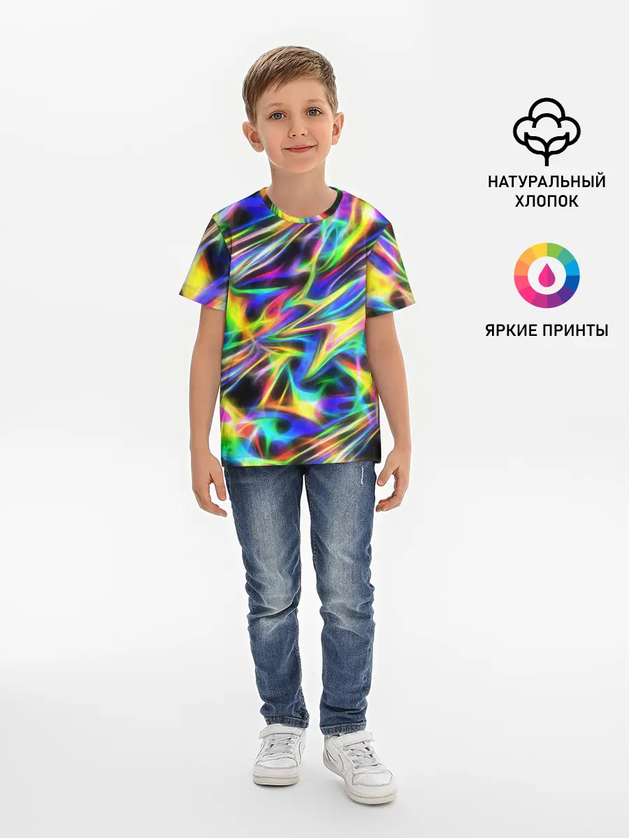Детская базовая футболка / Космическая хризонтема