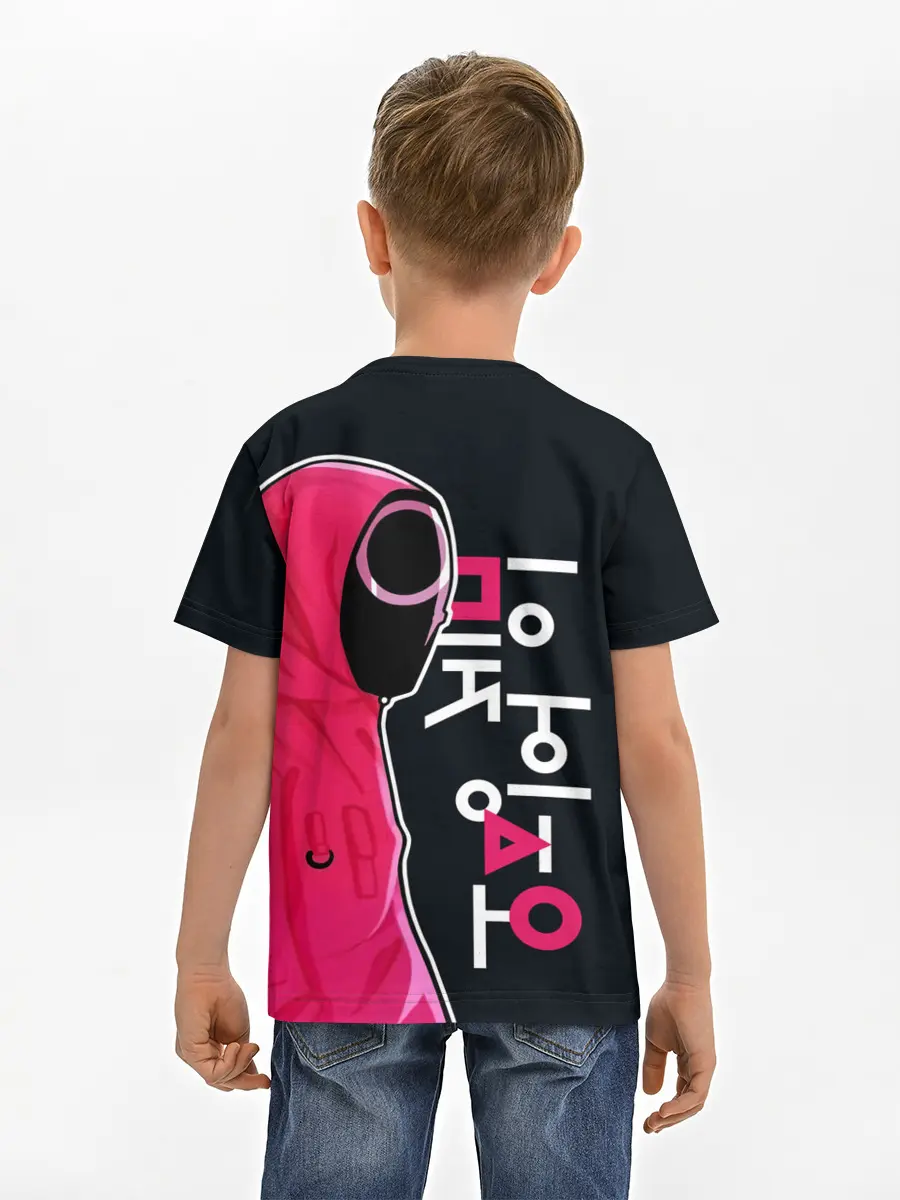 Детская базовая футболка / Squid game - guard