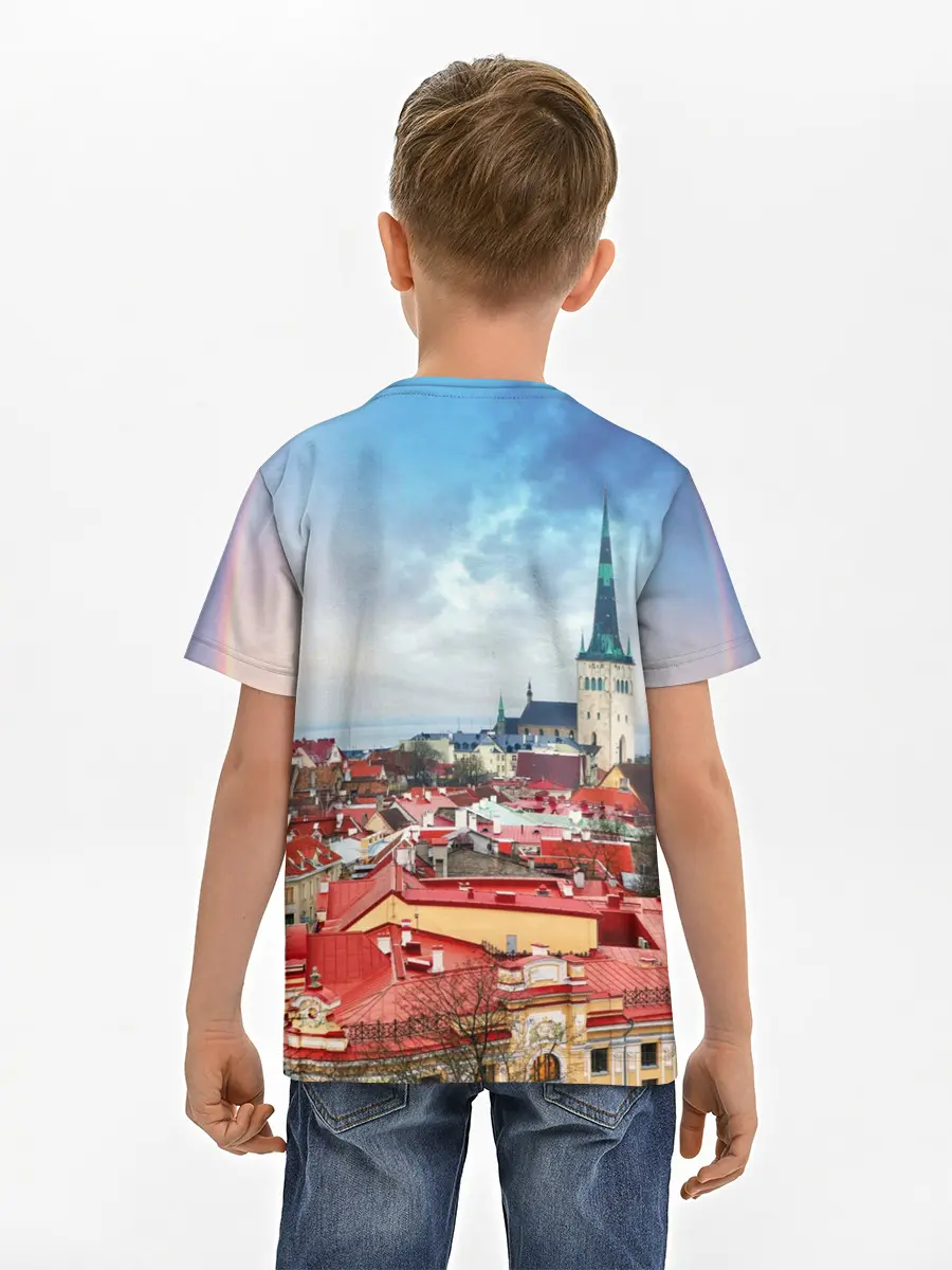 Детская базовая футболка / Таллин