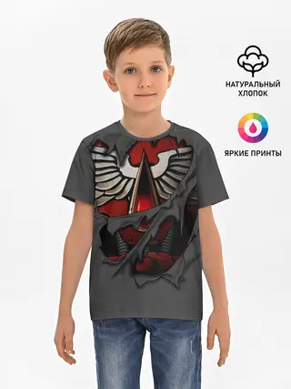 Детская базовая футболка / Доспехи Кровавых Ангелов