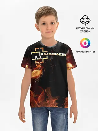 Детская базовая футболка / Rammstein