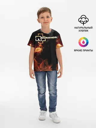Детская базовая футболка / Rammstein