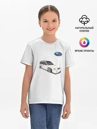 Детская базовая футболка / SUBARU FORESTER | СУБАРУ ФОРЕСТЕР